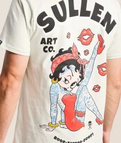 Tops|Graphic T-Shirts | Sullen Betty T-Shirt Hushed Green
