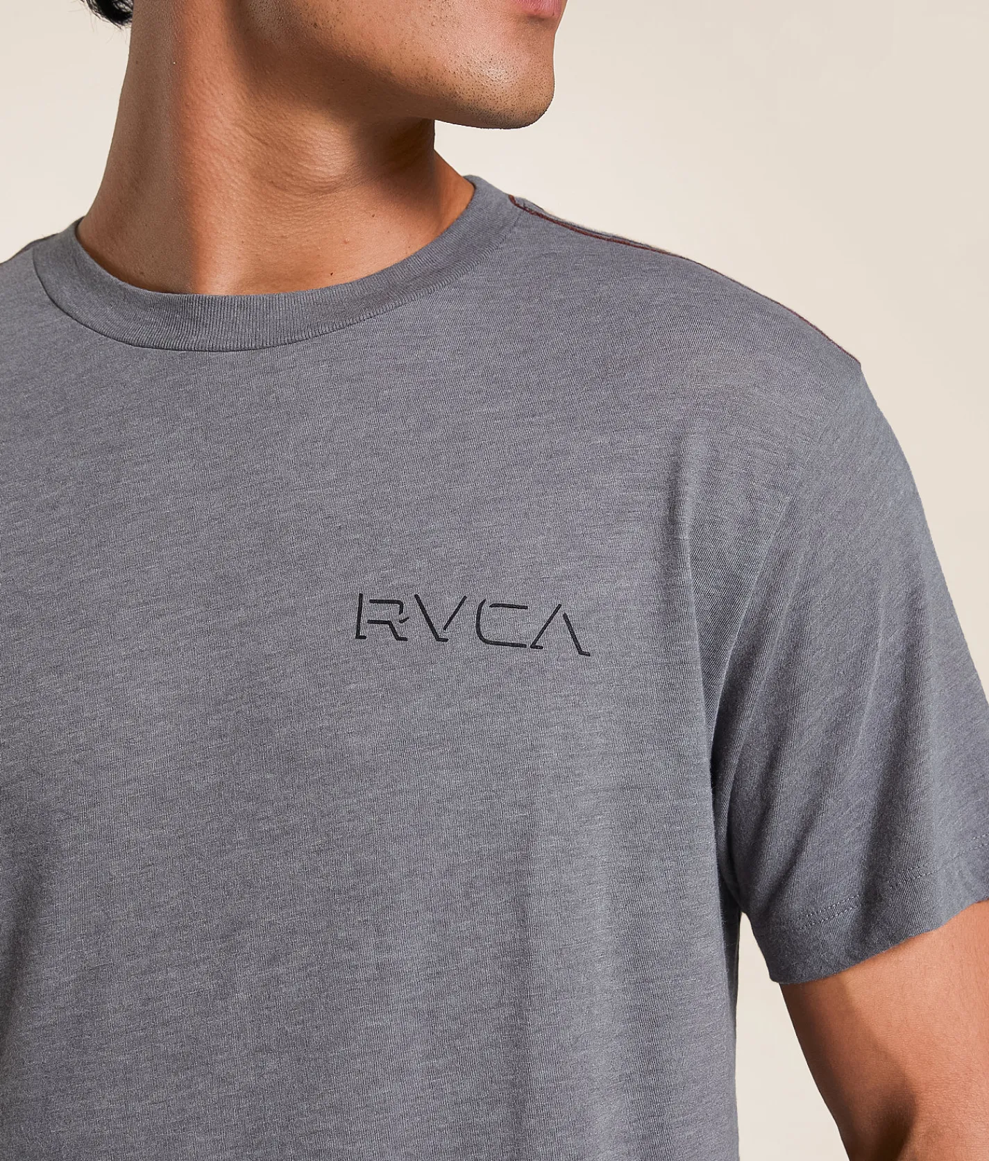 Tops|Graphic T-Shirts | RVCA Bevelled T-Shirt Smoke