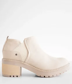 Bullboxer B-52 Faux Leather Ankle Boot Beige