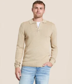 BLEND Bhdeno Polo Sweater Plaza Taupe Online