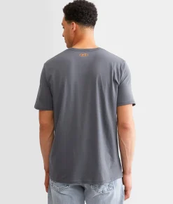 Graphic T-Shirts|Activewear | Under Armour® Big Logo T-Shirt Castlerock Atomic Orange