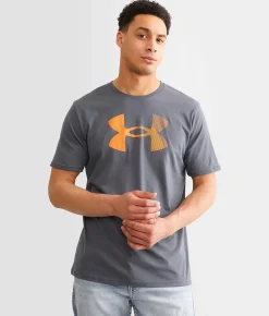 Graphic T-Shirts|Activewear | Under Armour® Big Logo T-Shirt Castlerock Atomic Orange