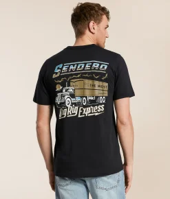 Sendero Provisions Co. Big Rig Express T-Shirt Black Discount