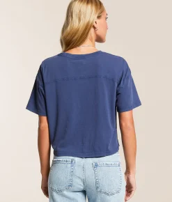 Salt Life Big Sun Cropped T-Shirt Indigo