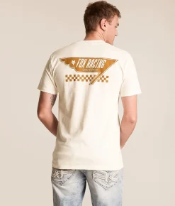 Tops|Graphic T-Shirts | Fox Billboard Premium T-Shirt Vintage White