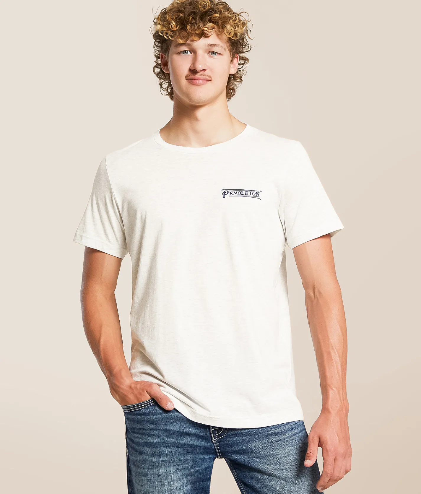 Pendleton Billboard T-Shirt Ash New