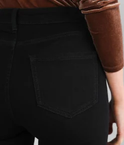 BKE Billie Ankle Skinny Stretch Cuffed Jean Black Best