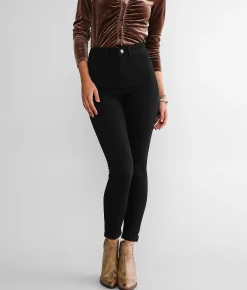 BKE Billie Ankle Skinny Stretch Cuffed Jean Black Best