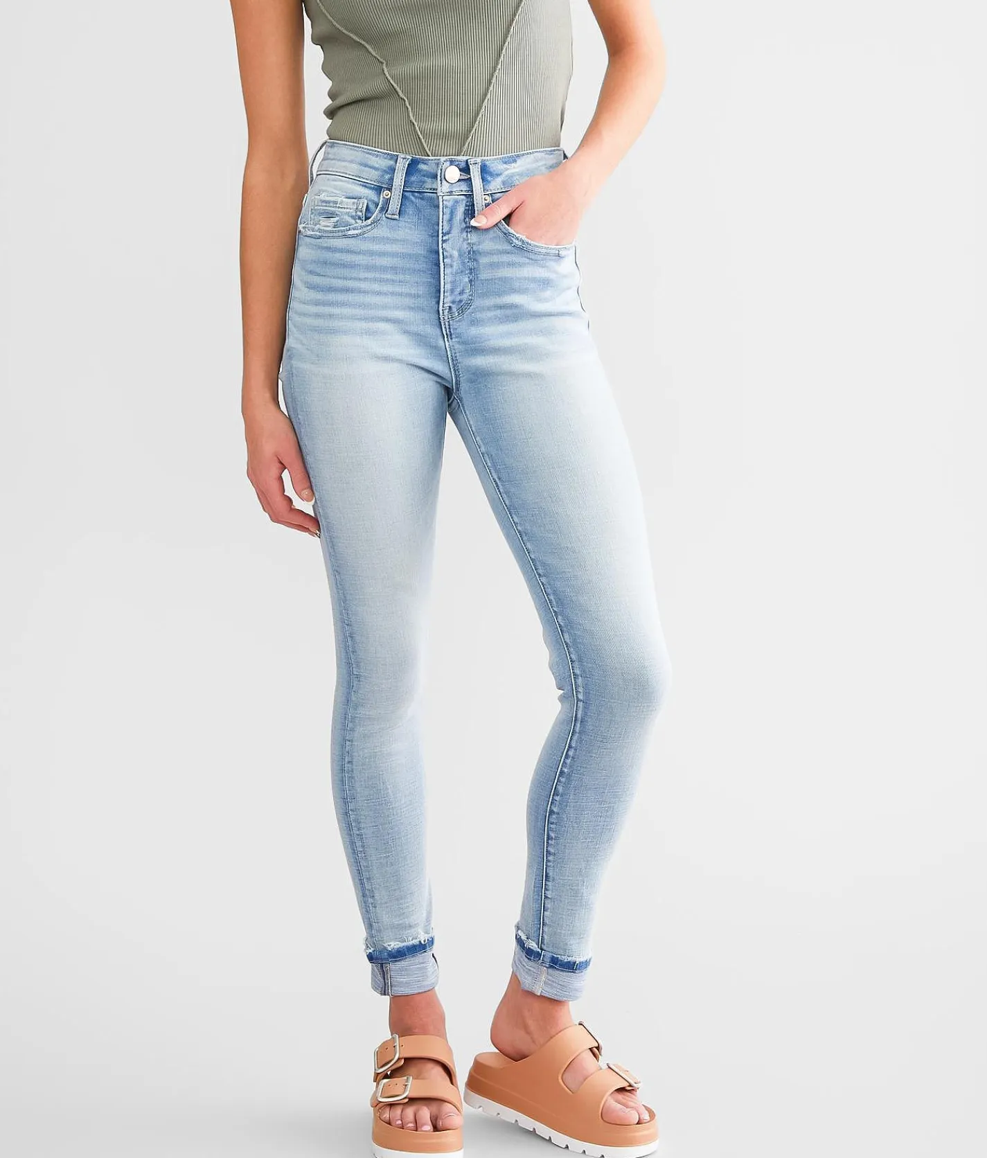 Jeans|Bottoms | BKE Billie Ankle Skinny Stretch Jean Morel 4