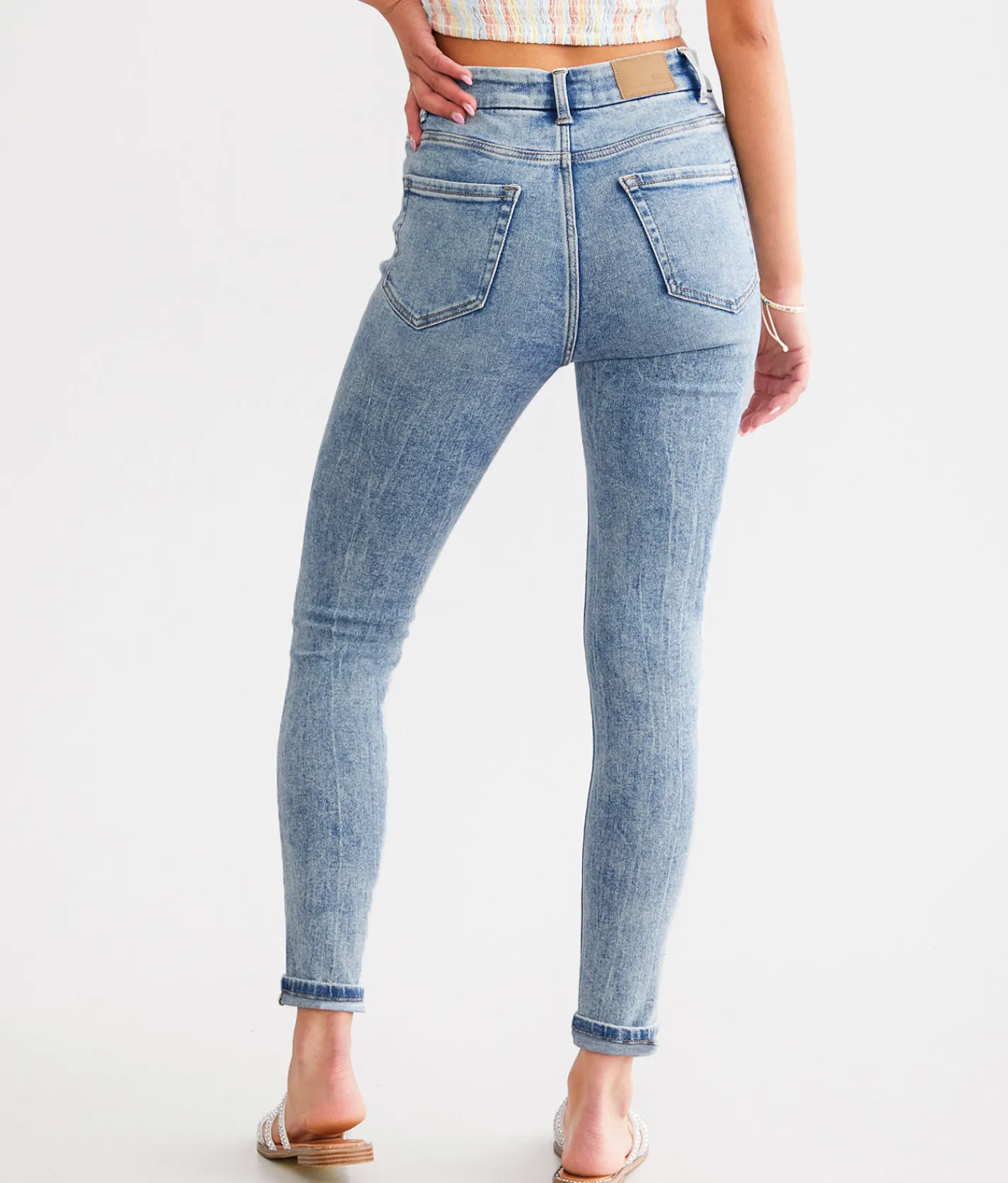 BKE Billie Ankle Skinny Stretch Jean Mosley New