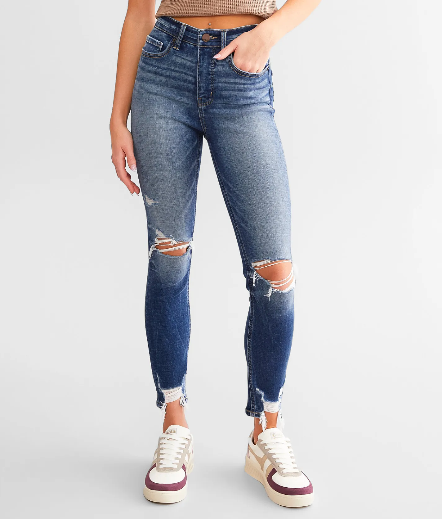 BKE Billie Ankle Skinny Stretch Jean Rubio Sale