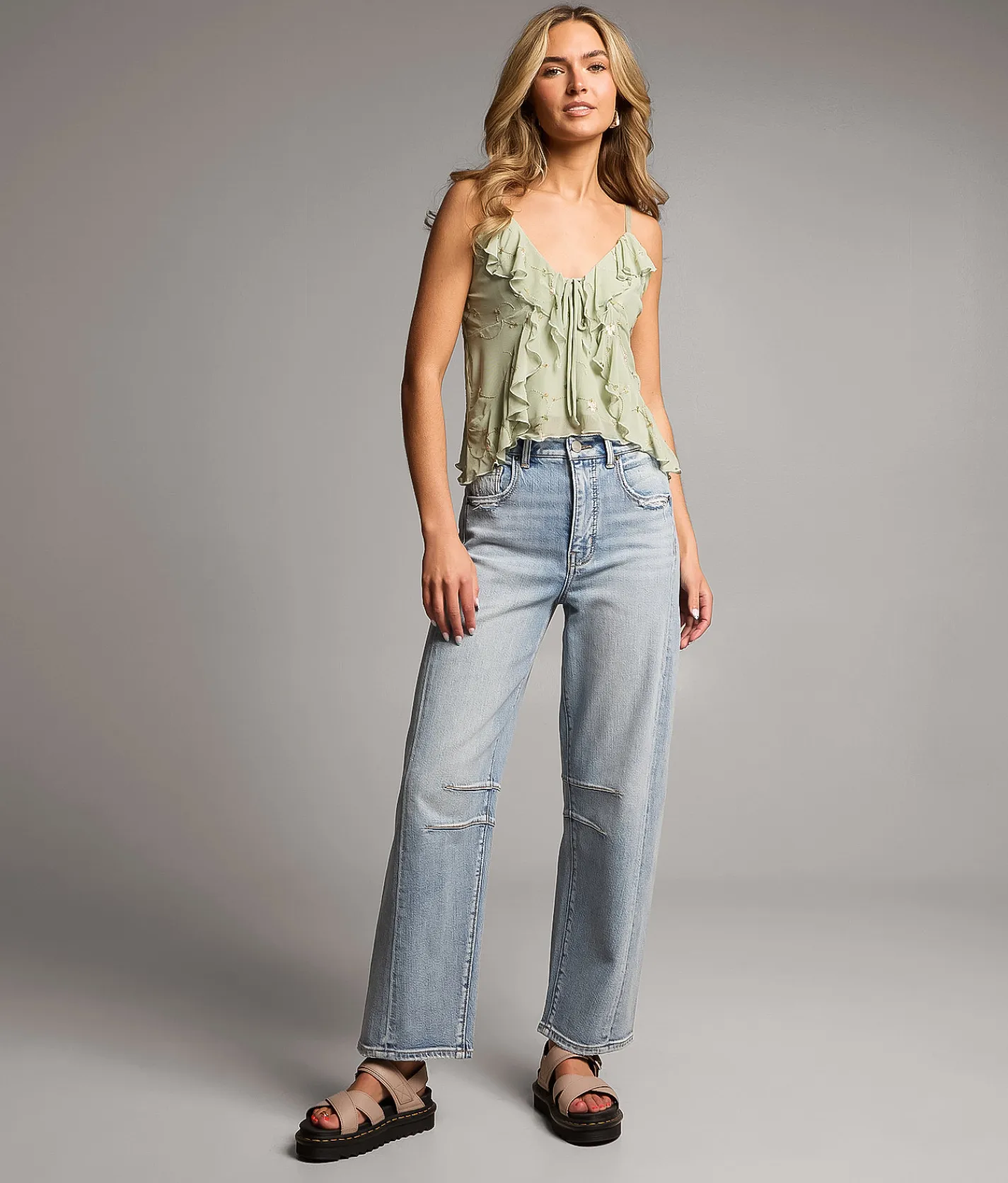 BKE Billie Barrel Stretch Jean Holtkamp Outlet