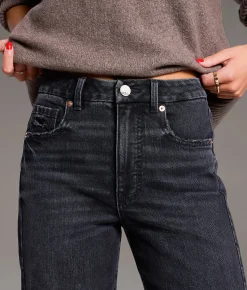BKE Billie Barrel Stretch Jean Washed Black