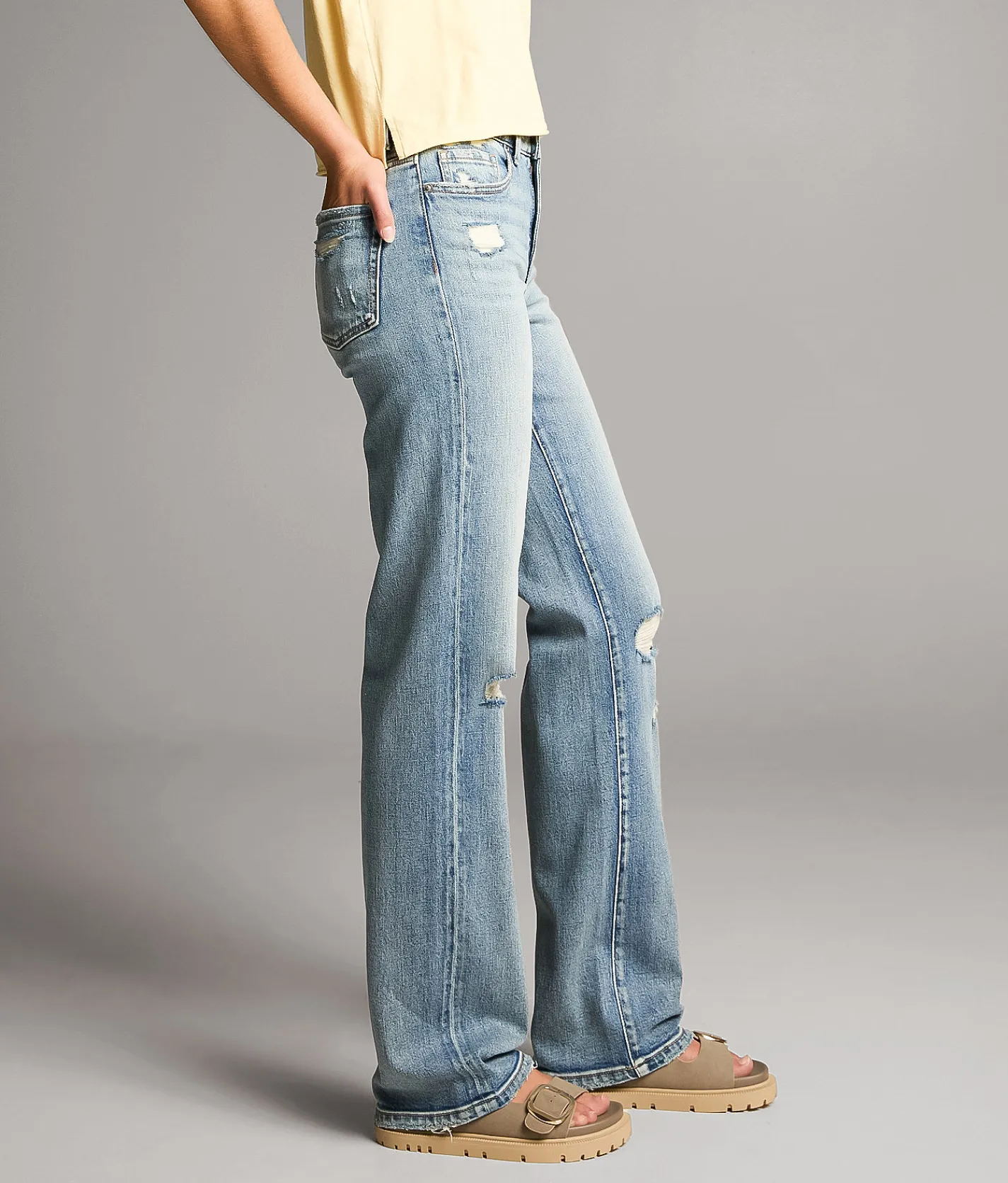 Jeans|Bottoms | BKE Billie Classic Straight Stretch Jean Moreland