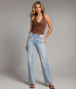 Jeans | BKE Billie Classic Straight Stretch Jean Keach