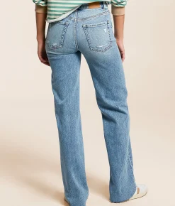 BKE Billie Classic Straight Stretch Jean Flood New