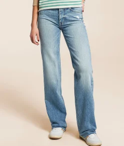 BKE Billie Classic Straight Stretch Jean Flood New