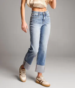 Bottoms | BKE Billie Cropped Straight Stretch Jean Cagle