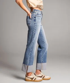 Bottoms | BKE Billie Cropped Straight Stretch Jean Cagle