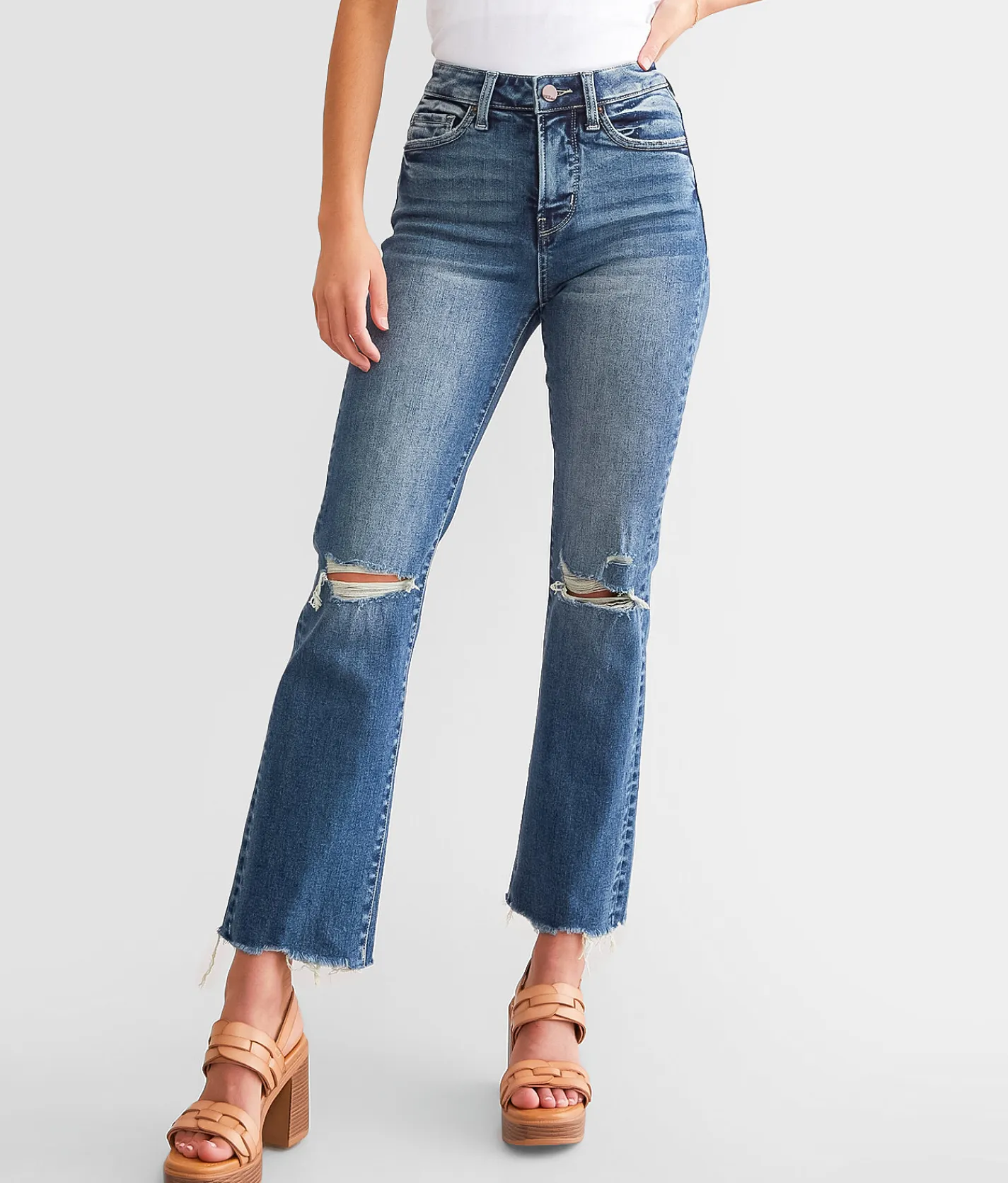 Jeans|Bottoms | BKE Billie Cropped Straight Stretch Jean Stockton