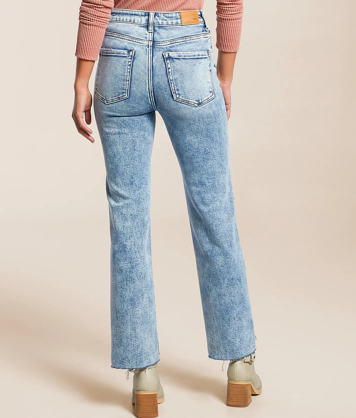 Jeans|Bottoms | BKE Billie Cropped Straight Stretch Jean Mize 2