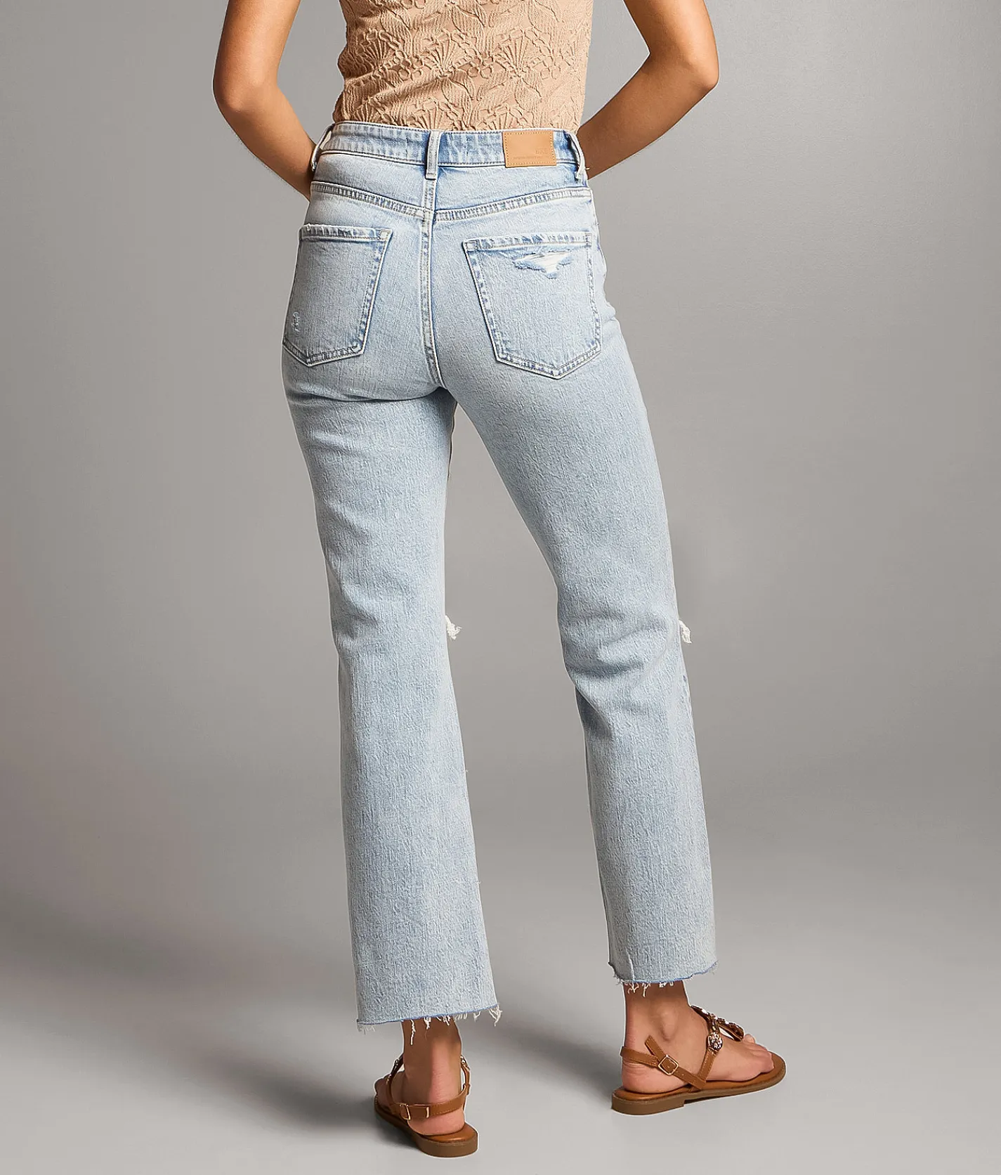 Jeans|Bottoms | BKE Billie Cropped Straight Stretch Jean Schuster 5