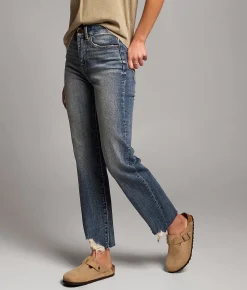 BKE Billie Cropped Straight Stretch Jean Mashburn Best