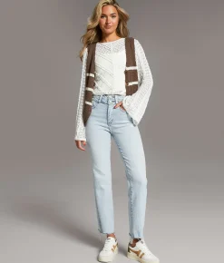 Jeans|Bottoms | BKE Billie Cropped Straight Stretch Jean Kerker 3