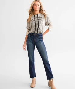 BKE Billie Cropped Straight Stretch Jean Lovato Sale