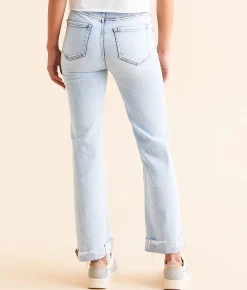 Jeans|Bottoms | BKE Billie Cropped Straight Stretch Cuffed Jean Rainer 2