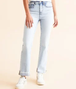 Jeans|Bottoms | BKE Billie Cropped Straight Stretch Cuffed Jean Rainer 2