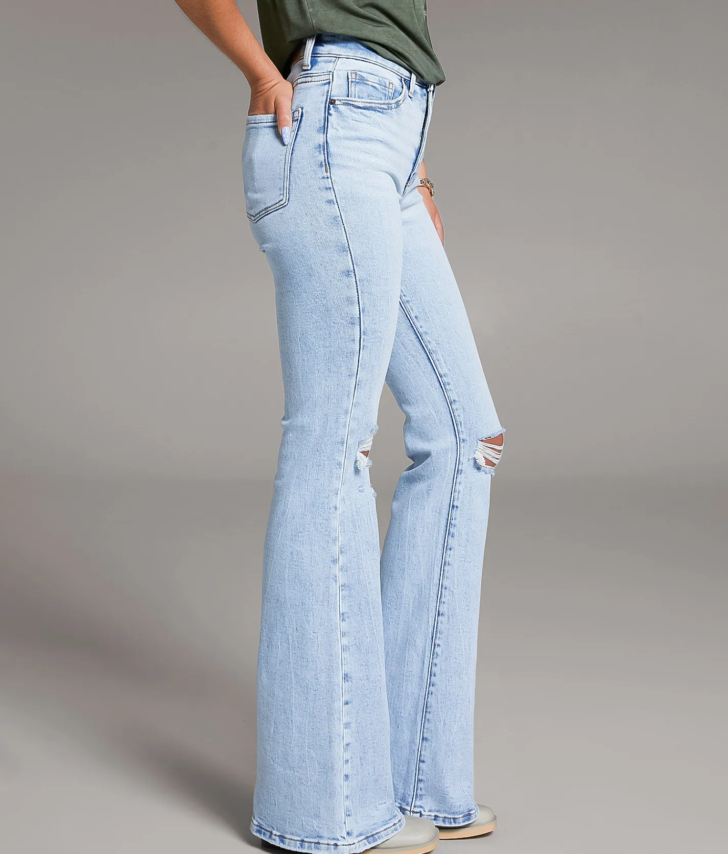 BKE Billie Flare Stretch Jean Rainer 9 Discount