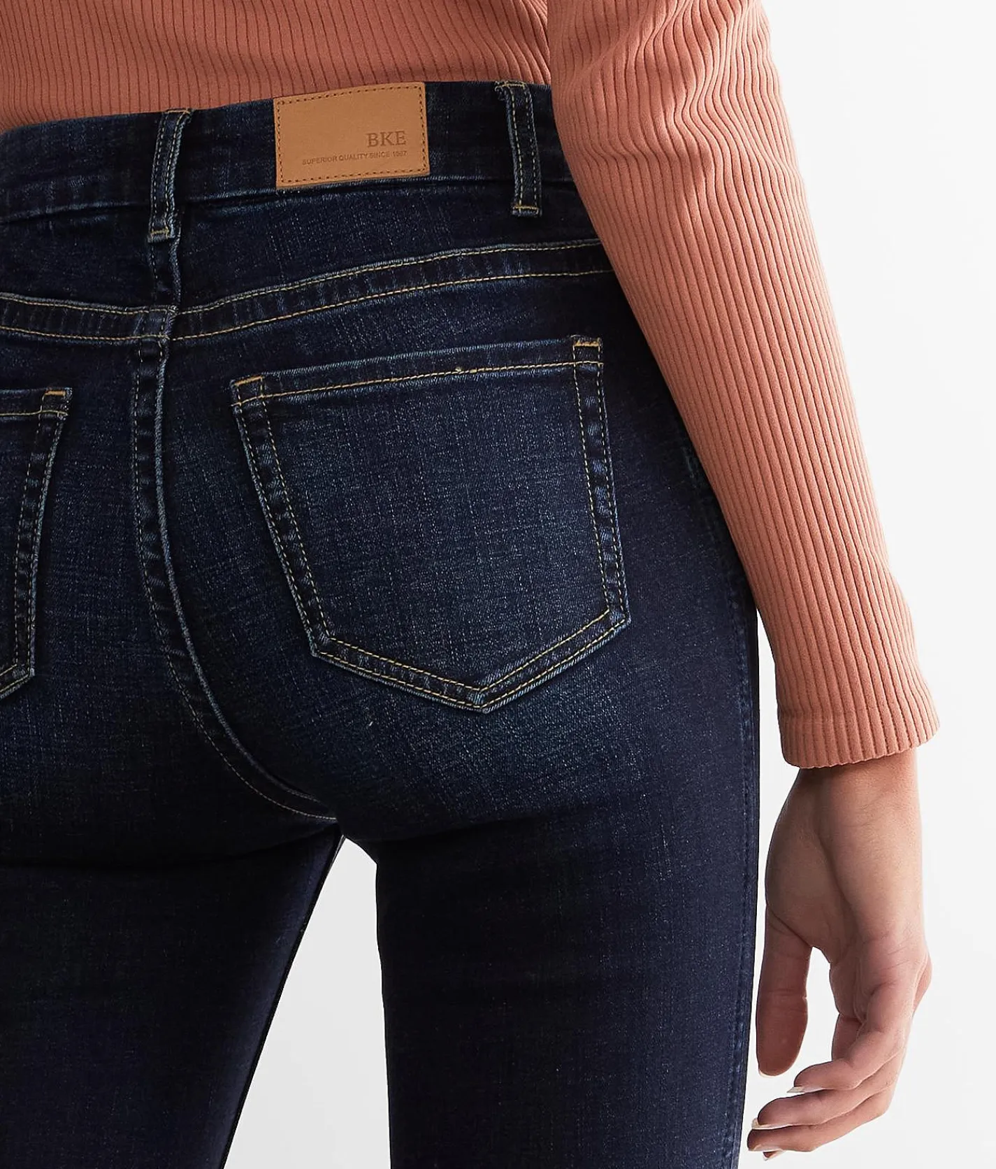 BKE Billie Straight Stretch Cuffed Jean Vinay 2 Sale