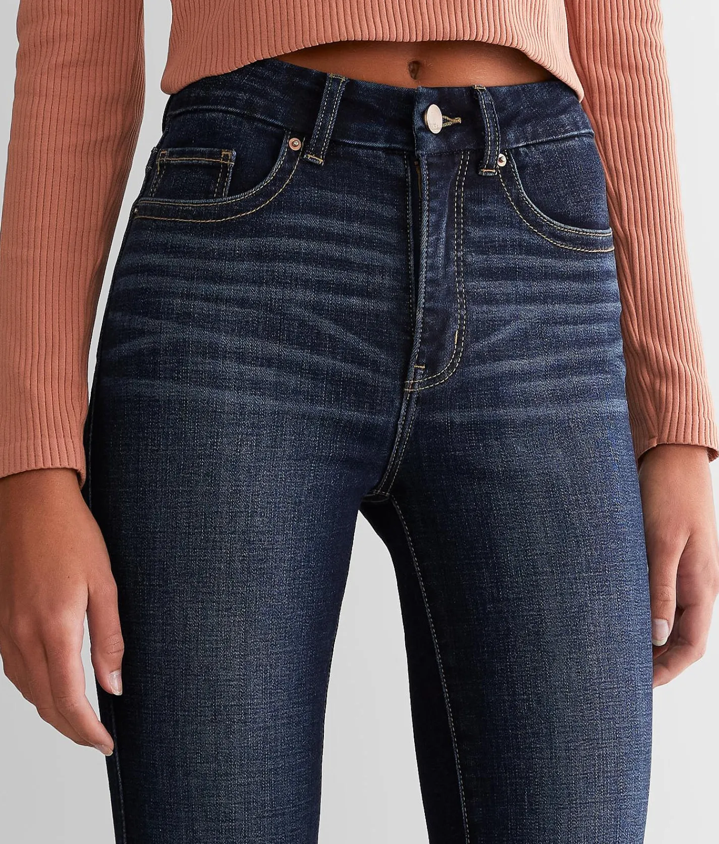 BKE Billie Straight Stretch Cuffed Jean Vinay 2 Sale