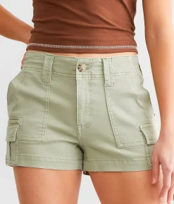 BKE Billie Stretch Cargo Short Sage Sale