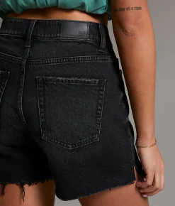 BKE Billie Stretch Short Washed Black Online