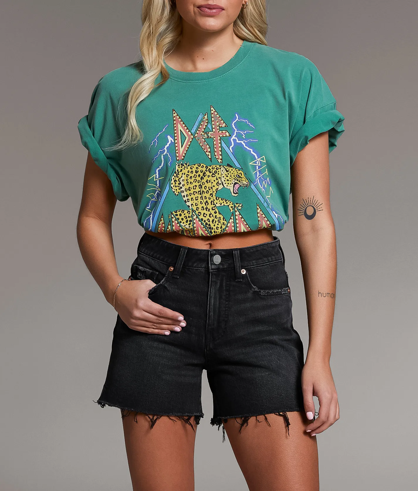 BKE Billie Stretch Short Washed Black Online