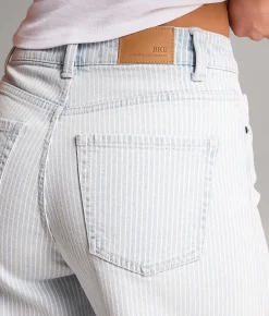 Jeans|Bke Jeans | BKE Billie Ultra Wide Leg Striped Stretch Jean Pinstripe