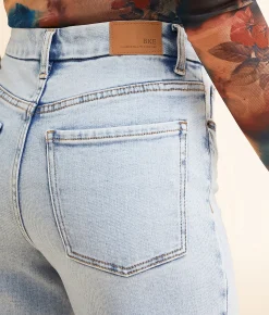 Jeans|Bottoms | BKE Billie Wide Leg Cuffed Stretch Jean Rainer 3
