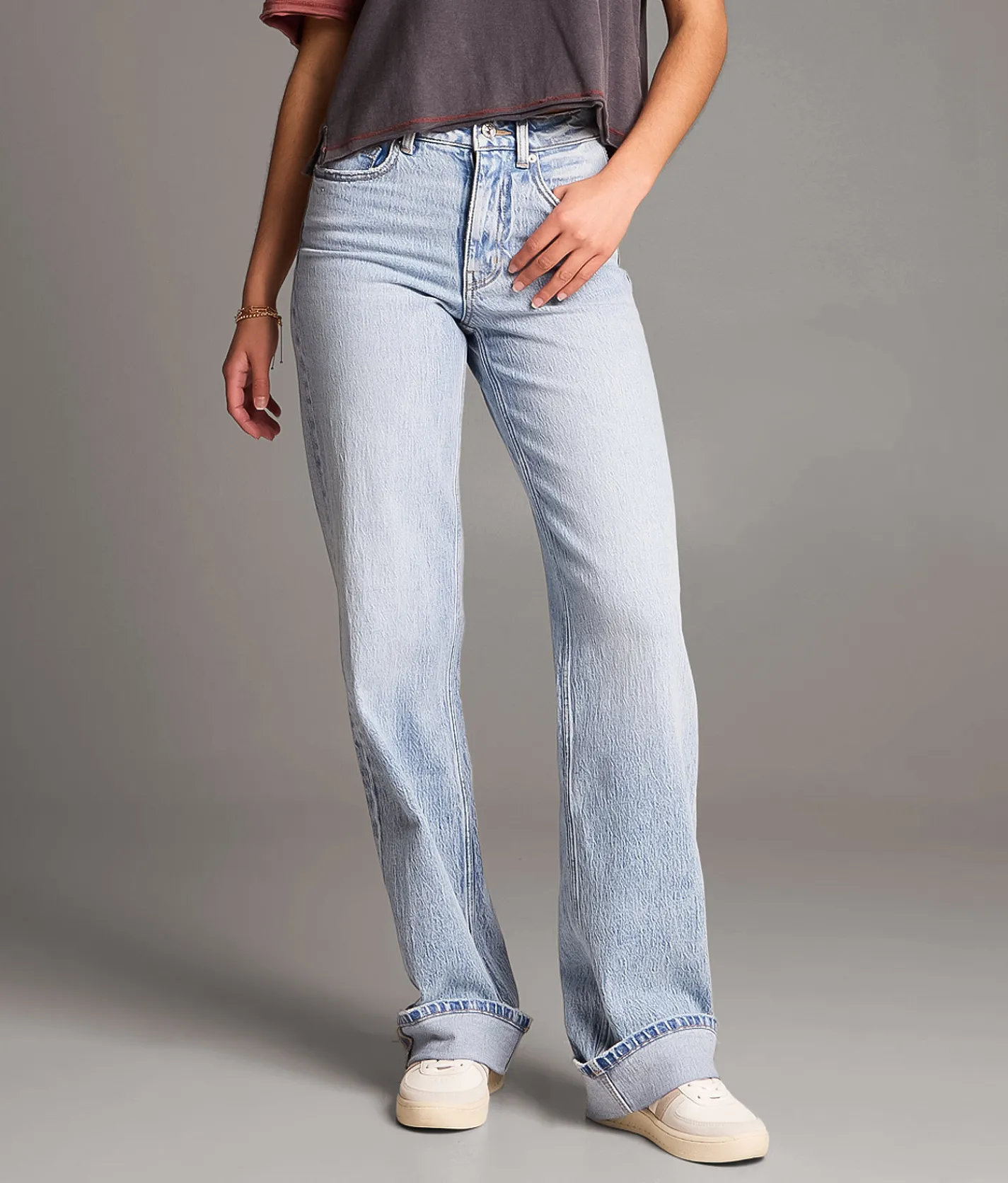 BKE Billie Wide Leg Stretch Jean Golvin