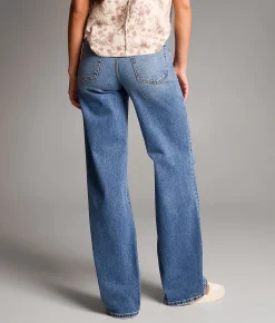 BKE Billie Wide Leg Stretch Jean Robey Hot