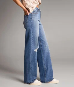 BKE Billie Wide Leg Stretch Jean Robey Hot