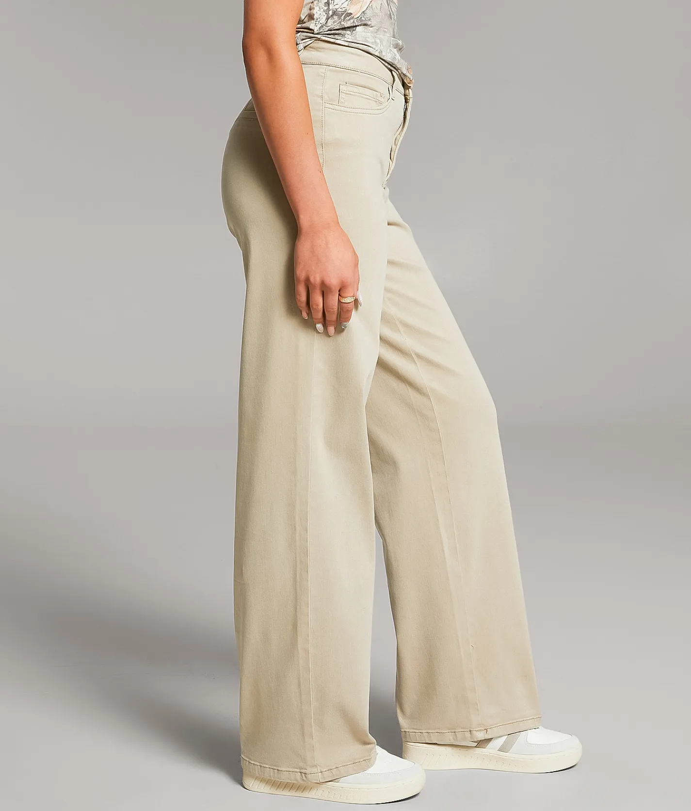 Bottoms | BKE Billie Wide Leg Stretch Pant Khaki