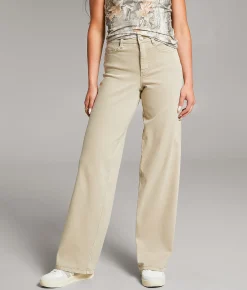 Bottoms | BKE Billie Wide Leg Stretch Pant Khaki