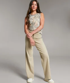 Bottoms | BKE Billie Wide Leg Stretch Pant Khaki