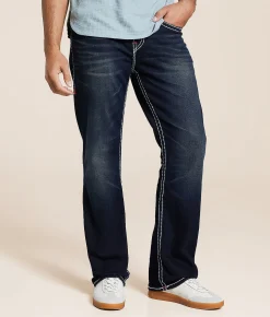 True Religion Billy Relaxed Boot Stretch Jean Midnight Serenade Dark Sale