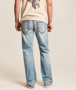 True Religion Billy Relaxed Boot Stretch Jean Party Pulse Medium Wash Outlet