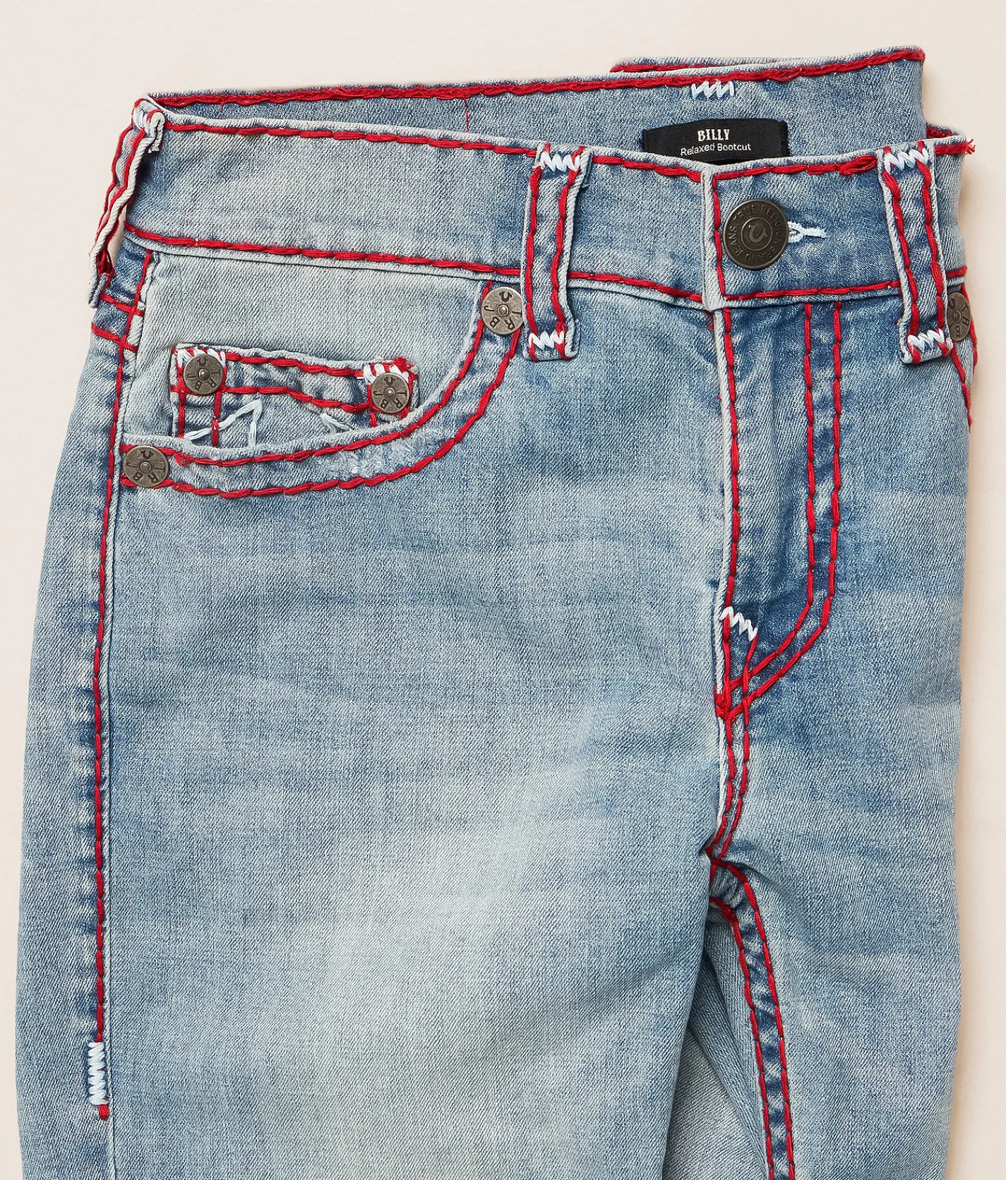 True Religion Billy Relaxed Boot Stretch Jean Party Pulse Medium Wash Outlet