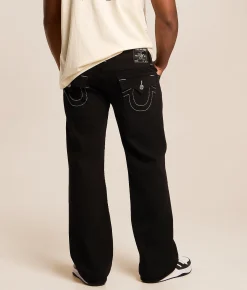 True Religion Billy Relaxed Boot Stretch Jean Black Rinse