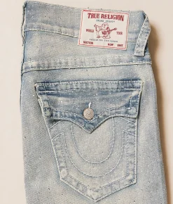 True Religion Billy Rhinestone Boot Stretch Jean Golden Surf Light Wash Outlet